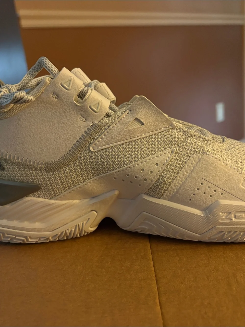 BRAND NEW Jordan Westbrook One Take White/Metallic Silver-White Sneakers